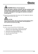 Preview for 20 page of Bartscher MX 235 Plus SB170 Manual