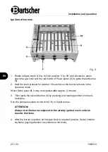 Preview for 22 page of Bartscher TB1100PF Instruction Manual