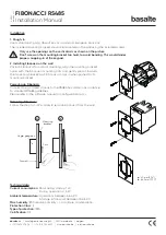 Preview for 2 page of Basalte FIBONACCI RS485 Installation Manual