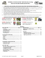 base engineering MEC EXCELA-WYND ME9000LH-17 Installation And Operating Instructions Manual preview