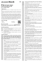 Preview for 5 page of BASETech 1341239 Original Operating Instructions