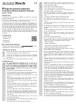 Preview for 7 page of BASETech 1341239 Original Operating Instructions