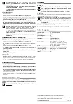 Preview for 8 page of BASETech 1407913 Operating Instructions Manual