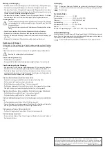 Preview for 3 page of BASETech 1529135 Operating Instructions Manual