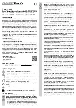 Preview for 7 page of BASETech 1613363 Operating Instructions Manual