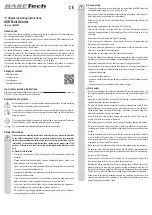 Preview for 3 page of BASETech 1664602 Operating Instructions