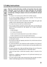 Preview for 31 page of BASETech 1892978 Operating Instructions Manual