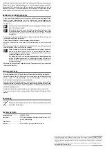 Preview for 2 page of BASETech 57 58 59 Operating Instructions Manual