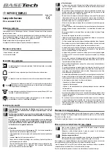 Preview for 5 page of BASETech 57 58 59 Operating Instructions Manual