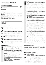 Preview for 7 page of BASETech 57 58 59 Operating Instructions Manual