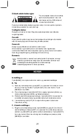 Preview for 21 page of Basic XL BXL-WS11 Manual