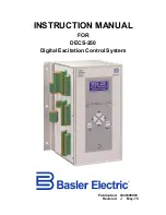 Basler DECS-250 Instruction Manual preview