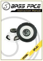 Bass Face SPLI5.1 Instruction Manual preview