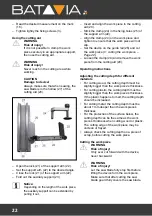 Preview for 22 page of Batavia 7060765 Operating Instructions Manual