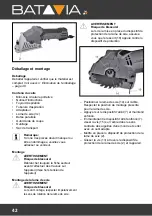 Preview for 42 page of Batavia 7060765 Operating Instructions Manual