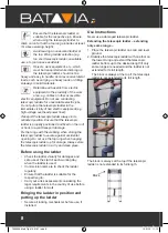 Preview for 8 page of Batavia Giraffe Air BT-TL005 Operating Instructions Manual