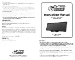 Battery Doctor 23144 Instruction Manual preview