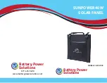 Battery Power Solutions SUNPOWER BPS SP40 Quick Start Manual preview