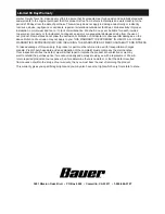 Preview for 16 page of Bauer 1695E-B Owner'S Manual & Safety Instructions