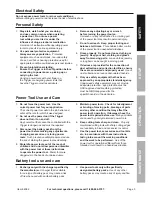 Preview for 3 page of Bauer 20V Hypermax Lithium 1895C-B Owner'S Manual