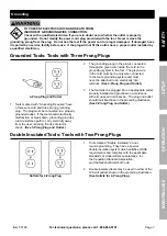 Preview for 7 page of Bauer 21105E-B Owner'S Manual & Safety Instructions