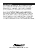 Preview for 12 page of Bauer 21505C-B Owner'S Manual & Safety Instructions