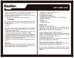 Preview for 15 page of BAUKER NL360-1 Manual