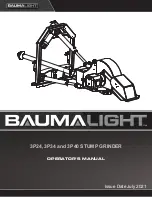 Baumalight STUMP BLASTER  3P34 Operator'S Manual preview