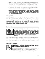 Preview for 31 page of Baumatic B25SE User Instruction Manual