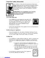 Preview for 5 page of Baumatic BF272SL Instruction Manual