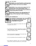 Preview for 15 page of Baumatic BF272SL Instruction Manual