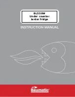 Preview for 1 page of Baumatic BL550W Instruction Manual