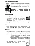 Preview for 5 page of Baumatic BR190BL-W Instruction Manual