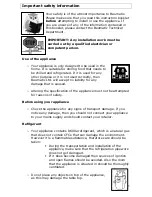 Preview for 5 page of Baumatic BR22.8A User Manual