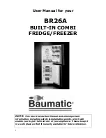 Preview for 2 page of Baumatic BR22 Instruction Manual