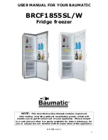 Preview for 2 page of Baumatic BRCF1855SL User Manual