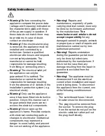 Preview for 3 page of Baumatic BSWD14-ANZ Instructions For Use Manual