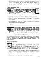 Preview for 20 page of Baumatic HRCI2570.1 User Manual