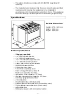 Preview for 9 page of Baumatic PCC9220BL/SS Instruction Manual