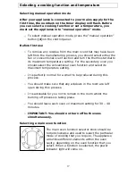 Preview for 17 page of Baumatic PCC9220BL/SS Instruction Manual