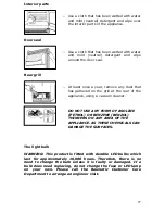 Preview for 27 page of Baumatic TRIO.BL Instruction Manual