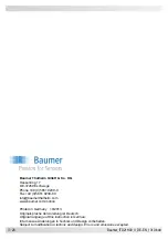 Preview for 28 page of Baumer ITD21H00 Installation And Operating Instruction