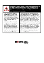 Preview for 36 page of Baumr-AG 660EX Safety And Operating Manual