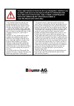 Preview for 14 page of Baumr-AG 750SX User Manual