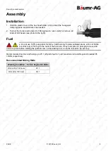 Preview for 8 page of Baumr-AG Demolition Jackhammer User Manual