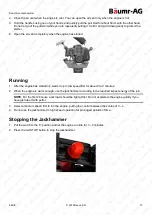 Preview for 10 page of Baumr-AG Demolition Jackhammer User Manual