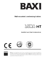 Baxi Luna HT Installers And Users Instructions preview