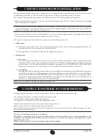 Preview for 3 page of Baxi Nuvola 3 Comfort Operating And Installation Instructions