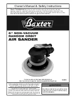 baxter 64416 Owner'S Manual preview