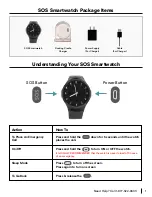 Preview for 2 page of Bay Alarm Medical SOS Smartwatch Quick Start Manual